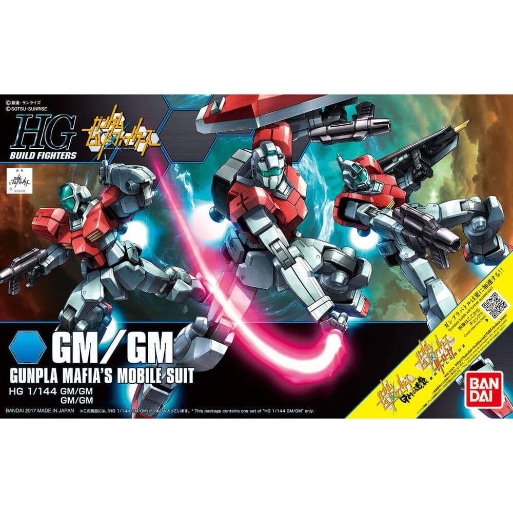 Пластиковая модель HGBF Gundam Build Fighters Counterattack в масштабе GM/GM 1/144 с цветовой кодировкой