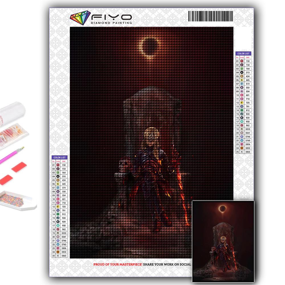 DIY 5D Diamond Painting Game Dark Souls Cross Stitch Kit Full Drill Embroidery Mosaic Art Picture of Rhinestones Gift