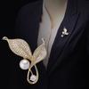 Rosemary Brooch Female Pearl High-End Exquisite Corsage Anti-Light Suit Clothes Xiaoxiangfeng Holiday Gift