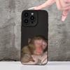 Милый чехол для телефона с изображением обезьяны для iPhone 16 15 14 13 12 11 x XR Xs SE2 SE 8 7 plus pro Max mini силиконовая задняя крышка
