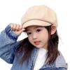 Woolen Kids Berets Warm Painter Hat Autumn Winter Baby Beret Hat  Boys Girls