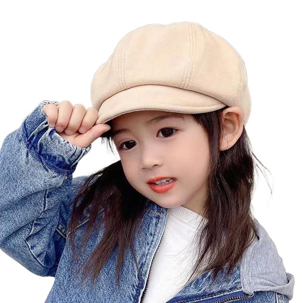 Woolen Kids Berets Warm Painter Hat Autumn Winter Baby Beret Hat  Boys Girls