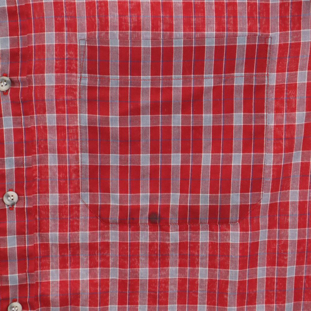 Arrow Винтажная рубашка в клетку 70-х 80-х годов с длинным рукавом на пуговицах L SPORT Мужская Б/У