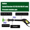 6 Pcs Car Accessories1800psi Electric High Pressure Washer Adapter For Karcher K2k3k4k5k6k7 Nozzle for Spray Gun Water Car Wash