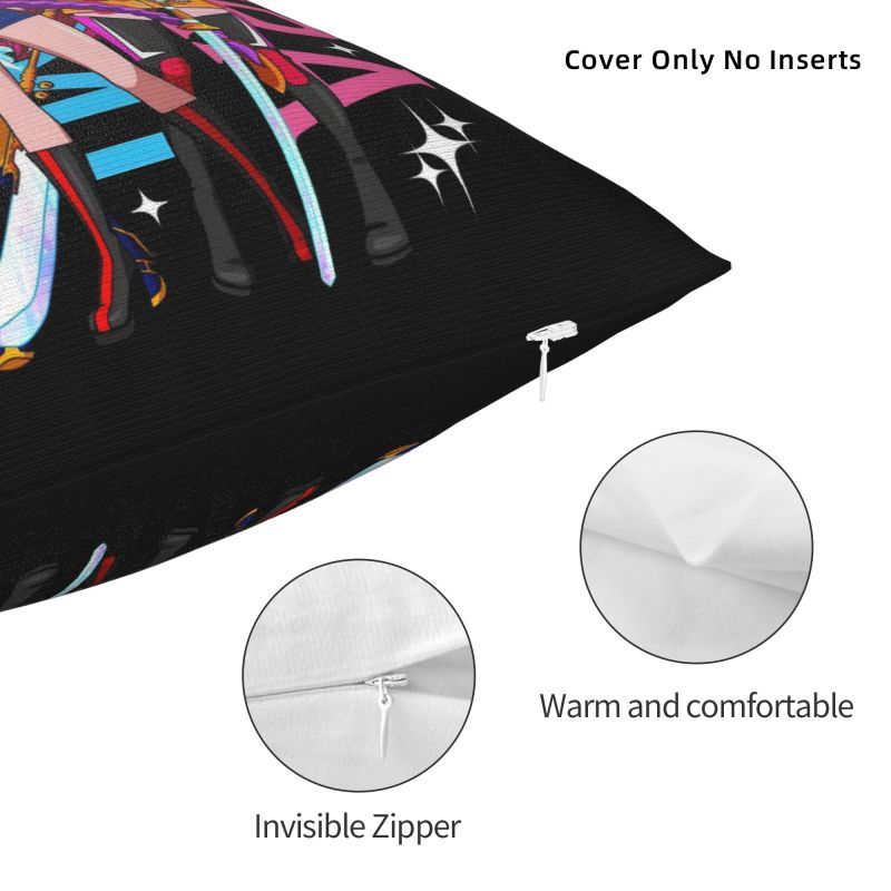 Пользовательские Kpop Охотник на Демонов Наволочки Huntrix Наволочка Декорация Салон Квадратная Наволочка