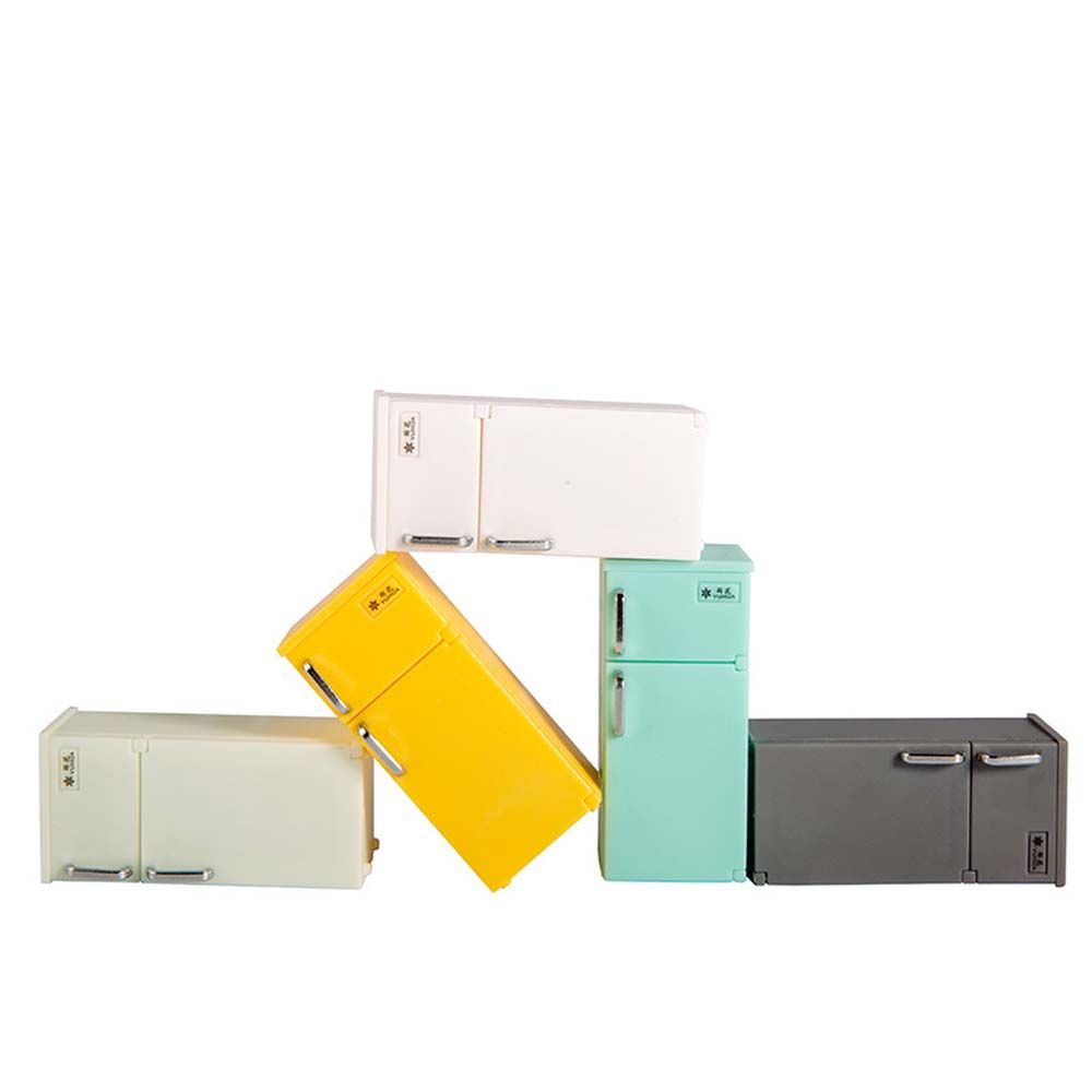 Имитация Холодильника Кукольный Дом Аксессуары 1:12 Миниатюрный кукольный домик Украшение для кукольного домика