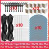 Подходит для ( TP-Link Tapo RV20 Max / RV20 Max Plus / RV30 Max / RV30 Max Plus ) Часть Аксессуар Основная Боковая Щетка Фильтр Швабра Пылесборник