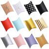 10/20/30Pcs Pillow Candy Box Kraft Paper Christmas Gift Packaging Boxes Candy Bags Wedding Favors Birthday Party Decorations