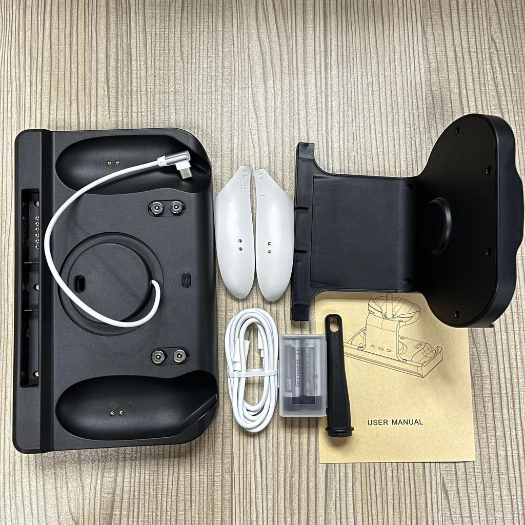 Зарядная база для Meta Quest 3 VR, беспроводная зарядная стойка с RGB-подсветкой, зарядная база, 2 перезаряжаемых аккумулятора для Oculus/Meat Quest 3