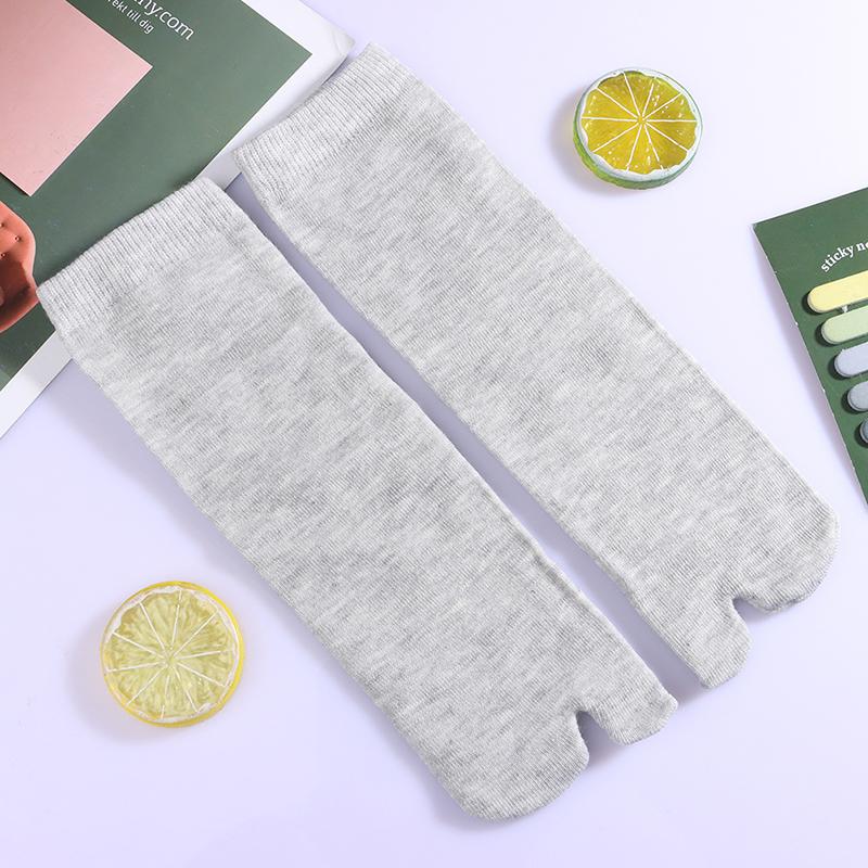 1/3 пары носков в японском стиле, хлопковые дышащие отдельные носки с двумя пальцами