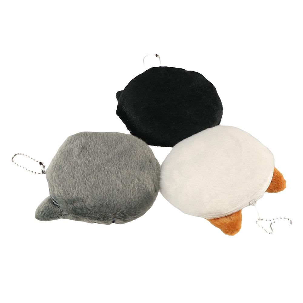 Подвеска для сумки Плюшевый кошелек для монет в корейском стиле Мультяшный кошелек для мелочи Милая мини-сумочка с котиком Мальчик