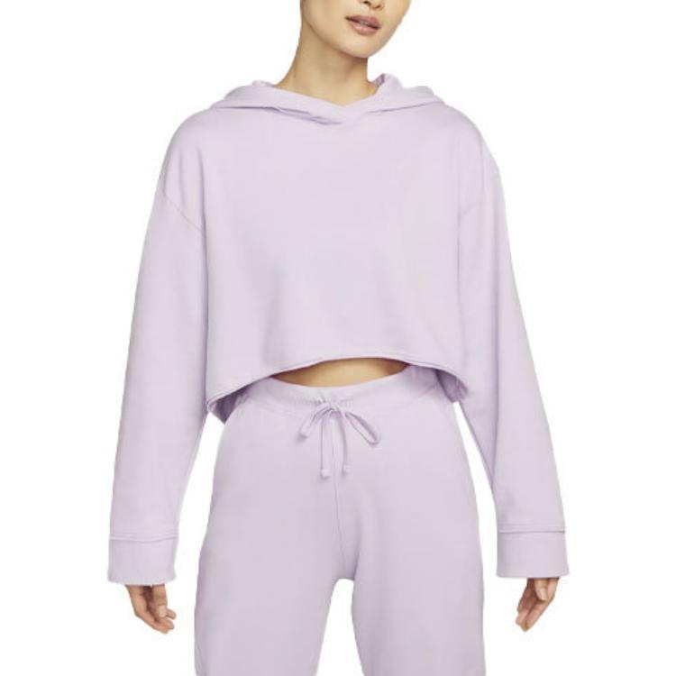 (WMNS) Nike Yoga Luxe Hoodie Pink/Purple Women's DM6982-530