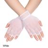 Women Men Fishing Net Stretch Half-finger Gloves Lace Mittens Short Gloves Mesh Fishnet Gloves