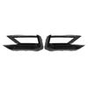 Front Bumper Lower Fog Light Grille Glossy Black Stylish Look Lower Fog Lamp Grille Cover for AD Pre