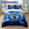 hertha bsc Custom Name Text Bedding Set 1 Duvet Cover+2 Pillowcases Soccer Logo Personalized Gift For Special Occasion Bedroom Decor