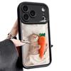 Sleeping Cat Carrot Pattern Case For iPhone 17 Pro Max Funda Shockproof Bumper Cover For iPhone 16 Pro Max 15 14 13 12 11 Air 16E