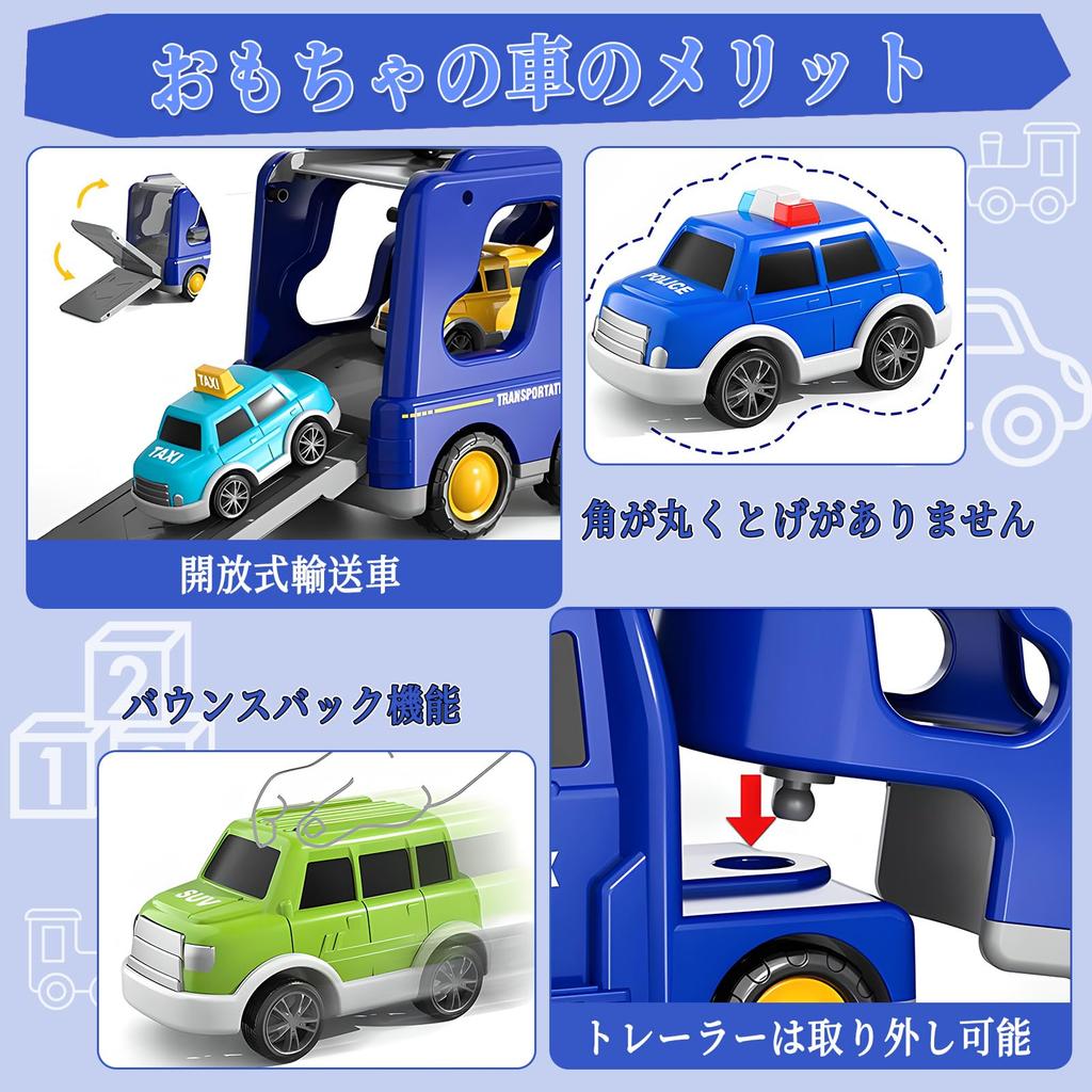 Миниатюрная игрушка строительная машина HIWO для мальчиков и девочек возрастов и включает в себя перевозчик и огни и для помещения на день рождения Рождество Доступна в и синем цвете