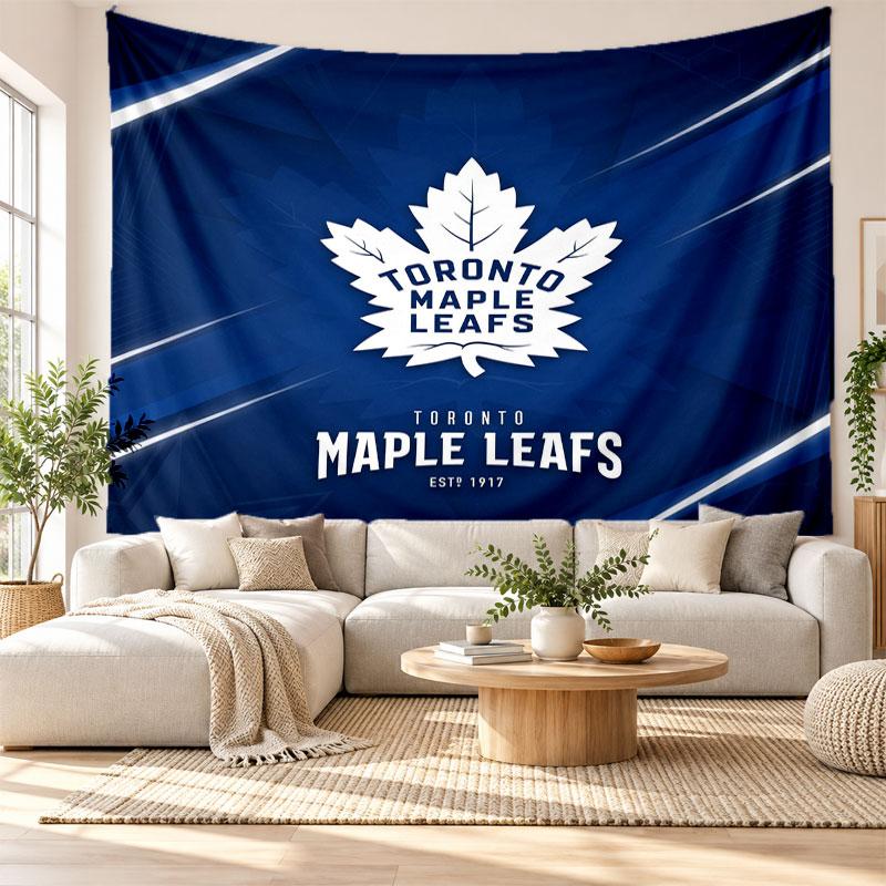 Toronto Maple Leafs Wall Tapestry, Soft Fabric Wall Hanging, Decorative Backdrop For Bedroom Home Wall Art