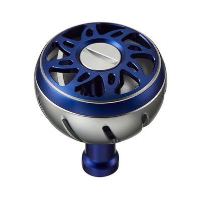 SLPWORKS Daiwa SLP Works SLPW Цветная алюминиевая круглая ручка, средняя, серебристо-синяя