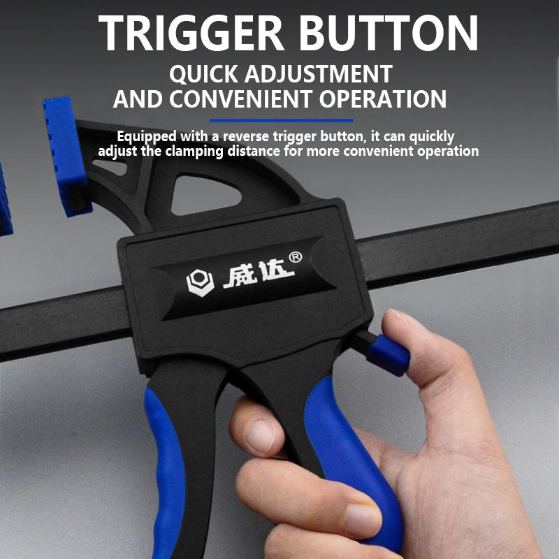 Bar Clamps for Woodworking, Trigger Quick Grip Clamps, One Handed Ratchet Wood Working Clamps, Mini Small Bar Woodworking Clamps