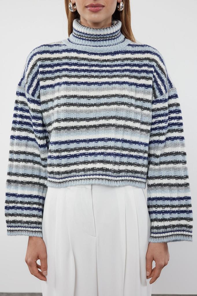 Женский модный стильный свитер, зеленый цветной трикотаж, свитер