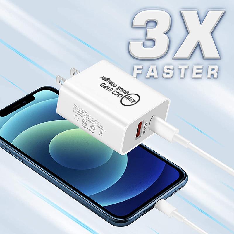 Мини PD 3.0 USB C Зарядное устройство GaN 43 Вт для телефона iPhone 16 15 14 Pro Samsung S25 Xiaomi Планшета iPad Air