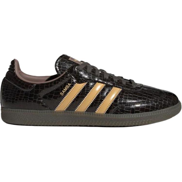 Adidas Originals Samba Низкие кеды для скейтборда Унисекс Черные кроссовки KI6280