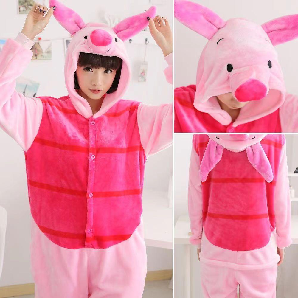 Animal Cat Tiger Kigurumi Unicorn Onesie Adult Teenagers Women Men Pajamas Funny Flannel Warm Soft Sleepwear Overall Onepiece Jumpsuit Cosplay Costume