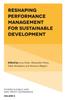 Книга Reshaping Performance Management for Sustainable Development