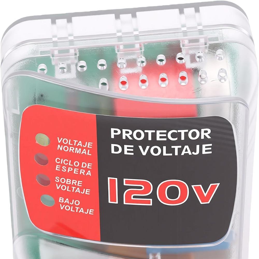 Single Outlet Home Appliance Protector 120V Voltage Regulator Voltage Protector Refrigerator