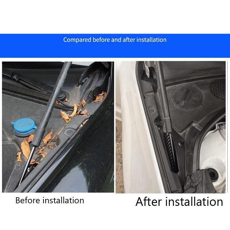 Накладки на водосточные желоба для Volvo XC60 2018-2025 Защита от листьев и мусора, Блокировка, Сливное отверстие дворников, Модифицированный слив, Модернизация, Сливное отверстие капота