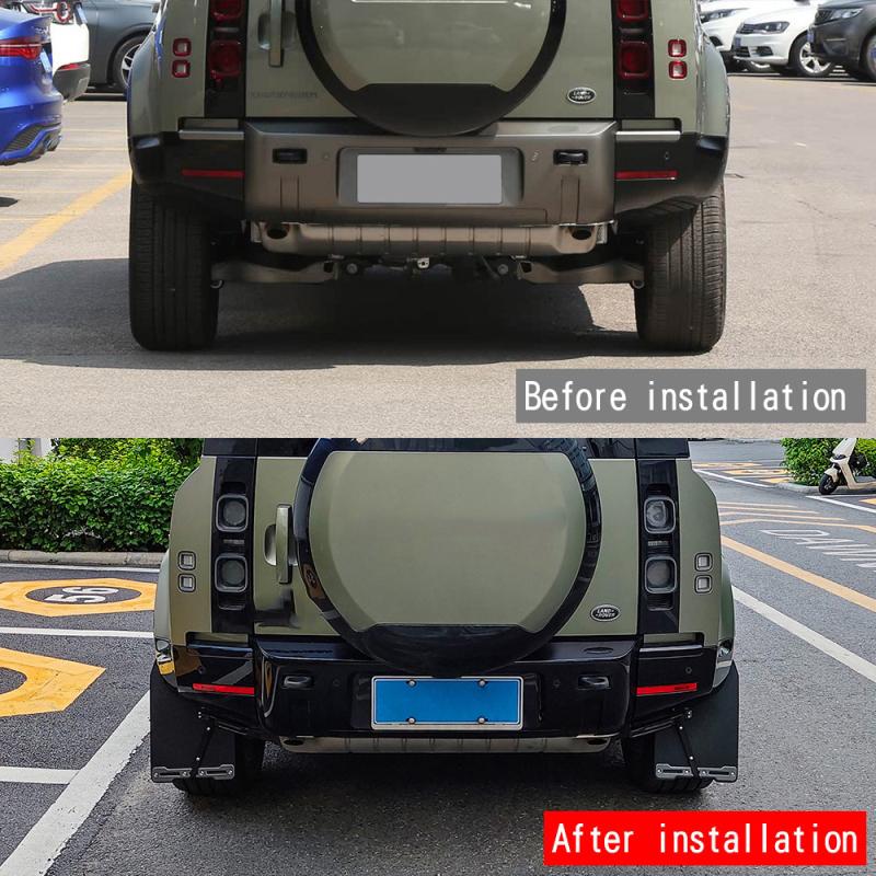 ДЛЯ LANDROVER DEFENDR 2024 2025 Пластиковые накладки на крылья и бамперы для передних и задних колес, брызговики, защитные накладки