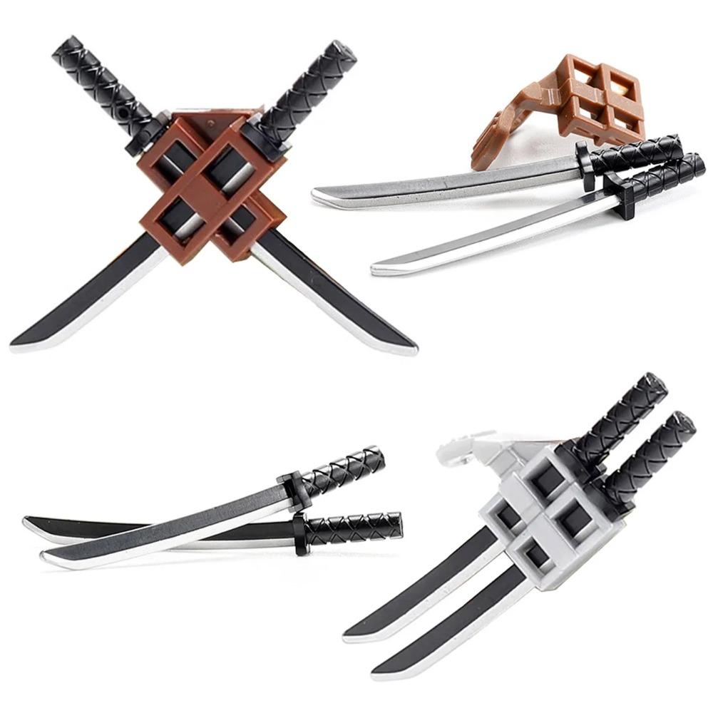 Medieval Military Weapons Building Blocks Sword Warrior Figures Accessories Armors Knives Bow Arrow Bricks Toys Boys Gift