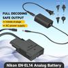 PALO EN-EL14 Battery EP-5A Dummy AC/DC Power Supply Adapter For Nikon D3200 D3300 D3400 D3500 D5100 D5200 D5300 D5500 D5600