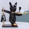 Поднос-украшение с французским бульдогом - Держатель для ключей, элемент декора дома