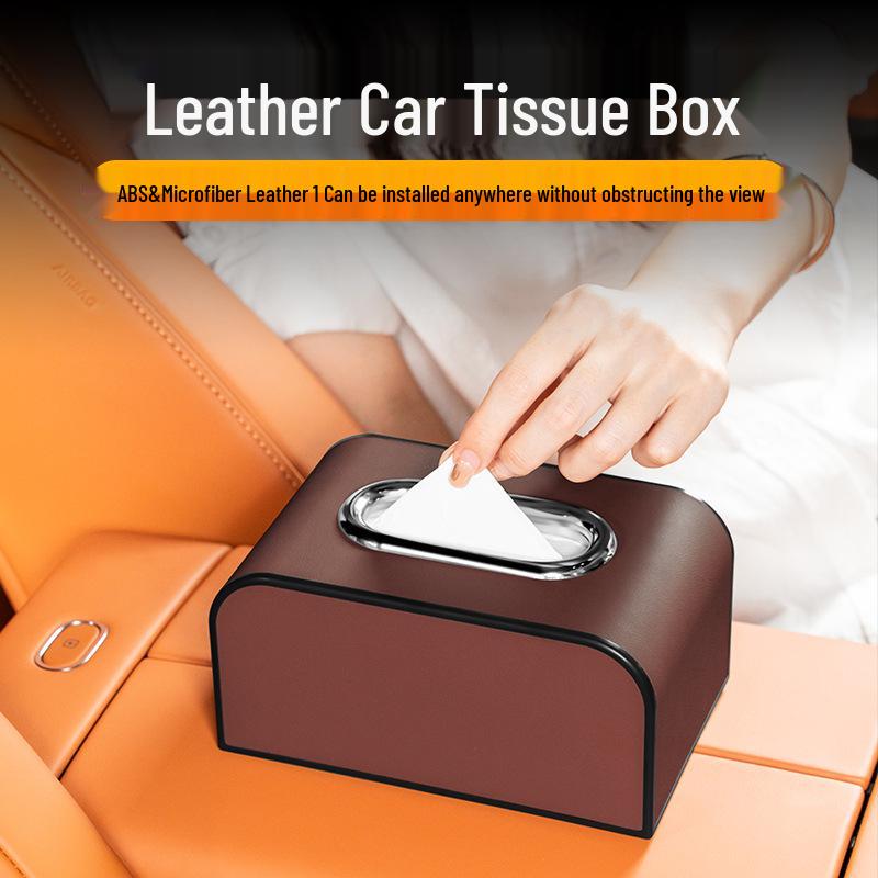 Tesla Model Tissue Box for Armrest or Seat Back