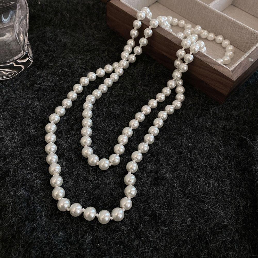 Imitation Pearl Pearl Choker Pearl White Waist Chain Cheongsam Accessory Necklace Dress Decoration