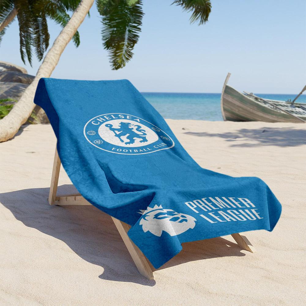 Chelsea Fc Football Player Beach Towel Super Soft Absorbent Comfortable Lightweight