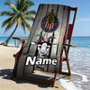 Custom Name Personalized Club Deportivo Guadalajara Print Beach Towel, for Trip Camping Beach Party Home Decor, Birthday Gift for Family & Friends