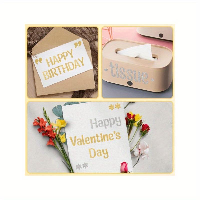 Блестящие золотые наклейки с буквами, наклейки с цифрами алфавита, наклейки для рождественского подарка, DIY-поделок, скрапбукинга, конвертов, открыток