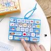 26 ячеек Клавиатура Fidget Clicker Брелок Антистресс Keycap Игрушка Портативный Брелок для Сумки для Кемпинга на Открытом Воздухе Убийца Времени