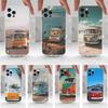 Чехол C-Combi Van Surf для iPhone Max, 13, XR, SE, 12, 15, Pro, 17, Plus, 11, 14, 16, X, XS, Mini Прозрачный Мягкий Чехол