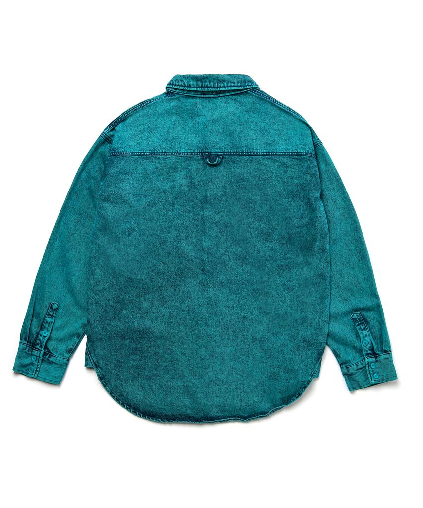 C WEAR BY THE GENIUS Oversized Soju Denim Shirt Set