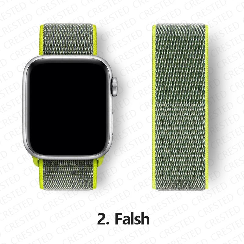 Нейлоновый ремешок для Apple, ремешок для часов 44 мм, 40 мм, 42 мм, 38 мм, браслет для умных часов, ремень, спортивный браслет-петля, iWatch series 3, 4, 5, 6, se, ремешок