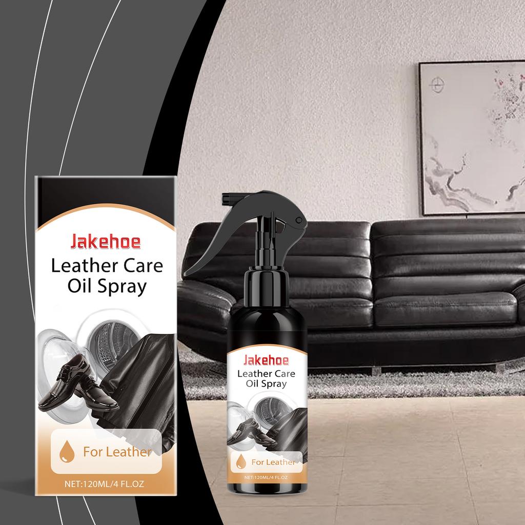 JAKEHOE Leather Care Oil Spray Leather Sofa Boots Leather Jacket Stain Removal Maintenance Renovation Care Oil