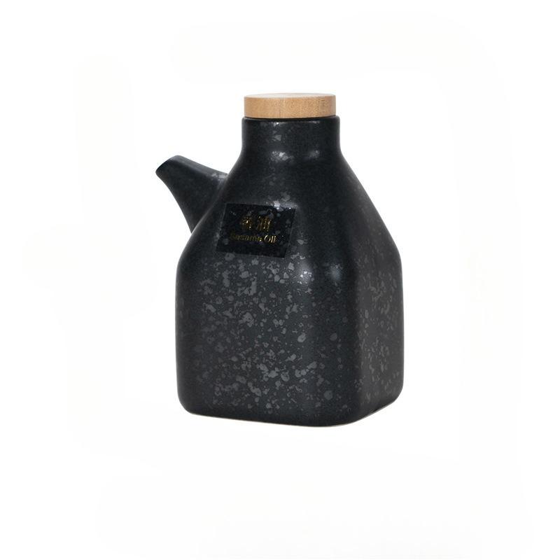 Новая китайская керамическая бутылка для соевого соуса, коммерческая уксусная бутылка-графин, кухонная бутылка для приправ, фляга для ликера/чили