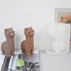 3D Cute Alpaca Animal Silicone Mold Chocolate Clay Crafts Cake Decorating Art Tool Candle Soap Making Christmas Decoration
