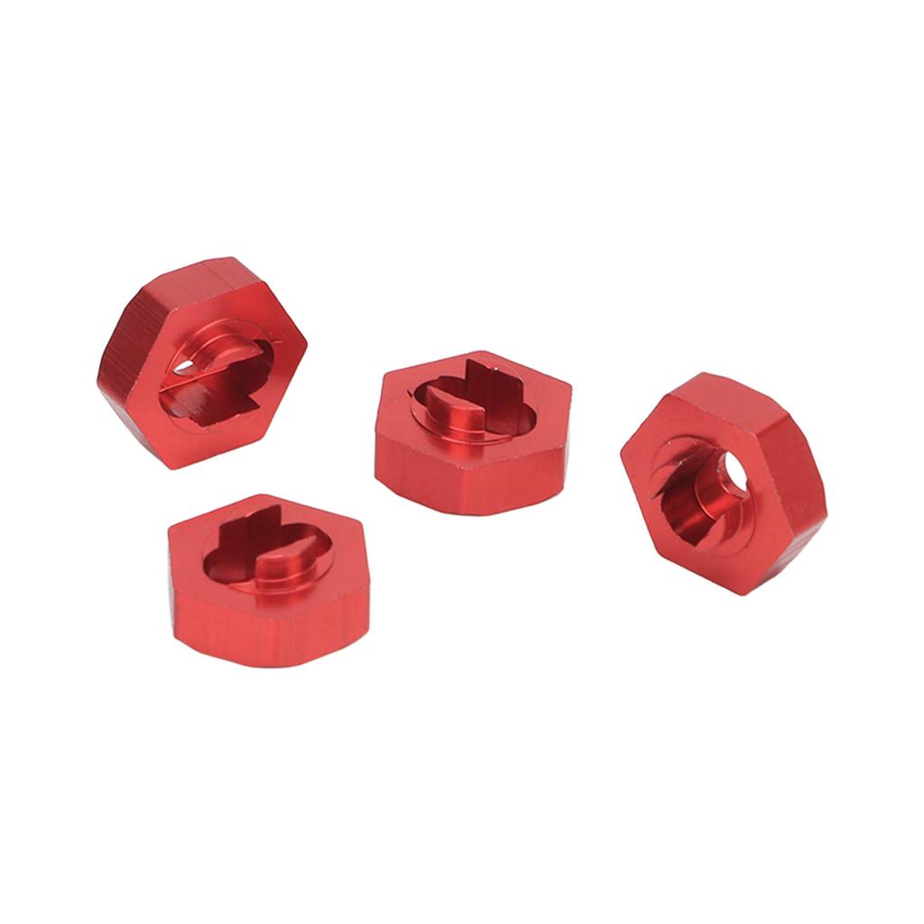 4PCS Wheel Hex Hub Adapter Aluminum Alloy Wheel Hex Coupler for LaTrax Teton 1Celsius18 RC Truck
