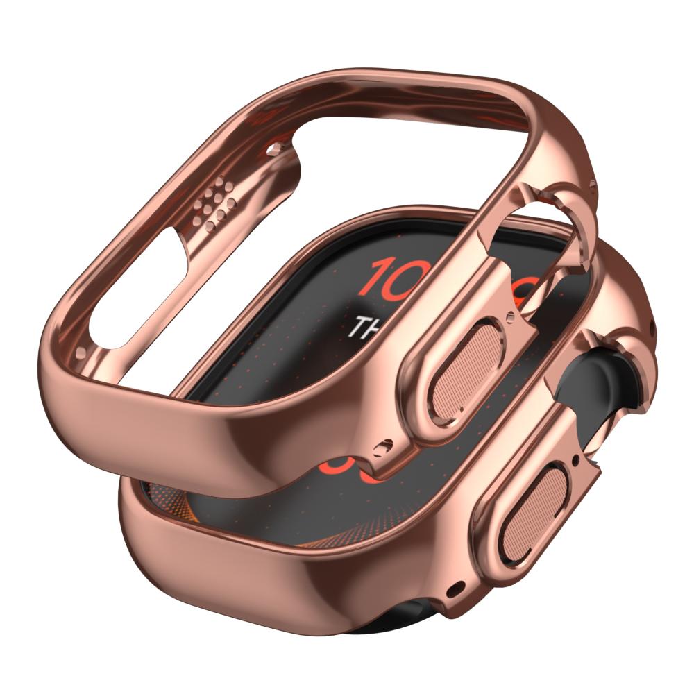 Для Apple Watch 45мм 41мм 38мм 42мм 40мм 44мм Позокрытая Скелетная Защитная Накладка Жесткая PC Бампер Чехол Рамка для iWatch SE 8 7 6 5 4 3 2 1 Чехол