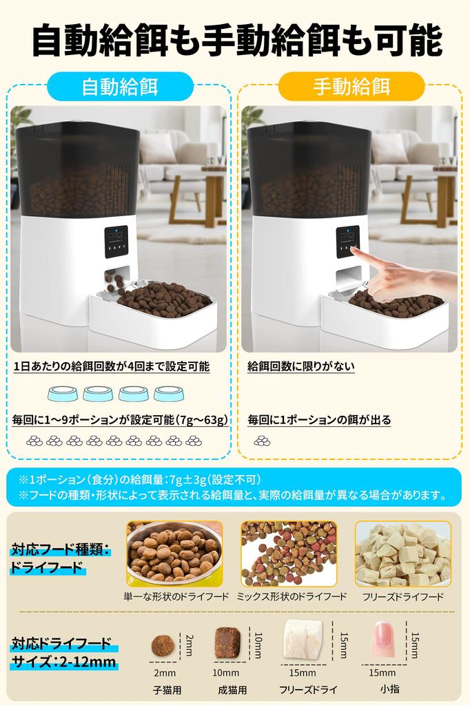 LINECY Автоматическая кормушка для кошек и мелких и средних пород 4 л Большая порция фиксированное автоматическое питание таймер прозрачная легко проверить остаток корма